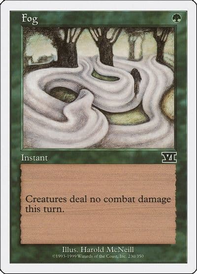 Fog Classic Sixth Edition Magic card