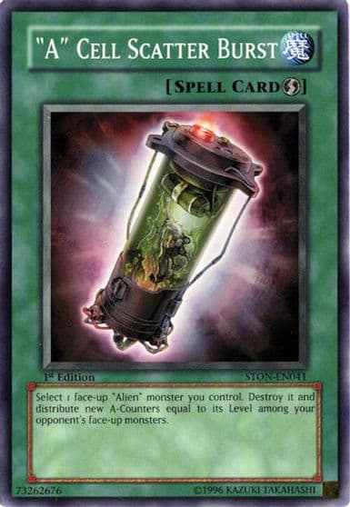 A Cell Scatter Burst Strike of Neos Yu-Gi-Oh! card