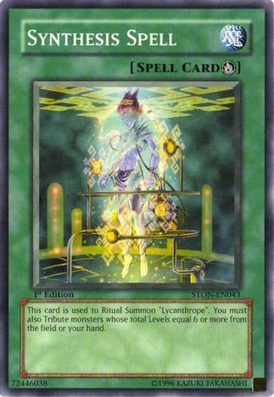 Synthesis Spell Strike of Neos Yu-Gi-Oh! card