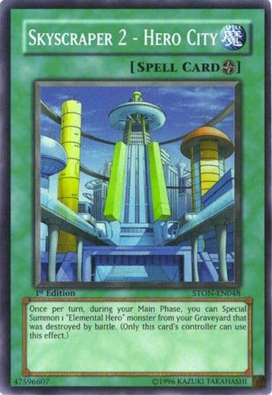 Skyscraper 2 Hero City Strike of Neos Yu-Gi-Oh! card