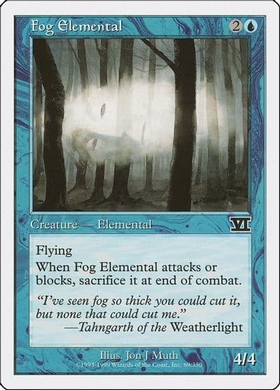 Fog Elemental Classic Sixth Edition Magic card