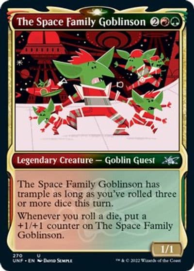 The Space Family Goblinson Showcase Unfinity Magic card