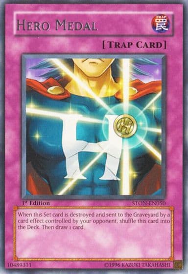 Hero Medal Strike of Neos Yu-Gi-Oh! card
