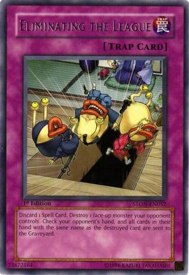 Eliminating the League Strike of Neos Yu-Gi-Oh! card