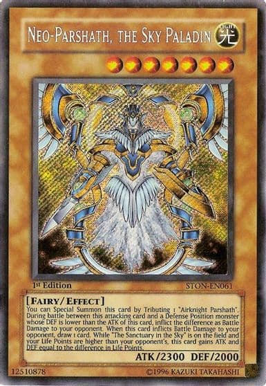 Neo Parshath The Sky Paladin Strike of Neos Yu-Gi-Oh! card