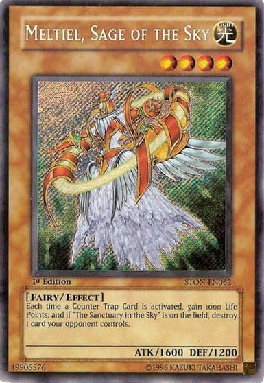 Meltiel Sage of the Sky Strike of Neos Yu-Gi-Oh! card