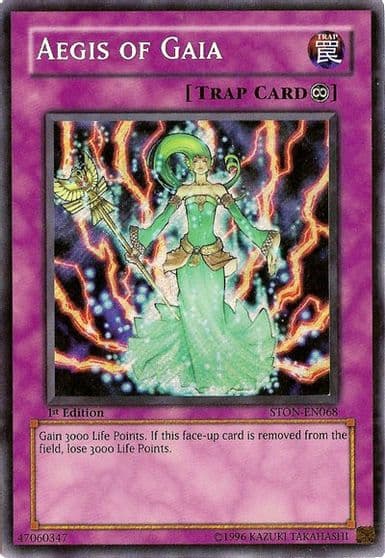 Aegis of Gaia Strike of Neos Yu-Gi-Oh! card