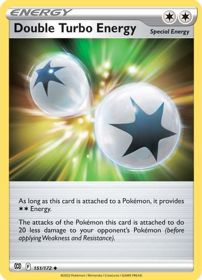 Double Turbo Energy SWSH09: Brilliant Stars Pokemon card