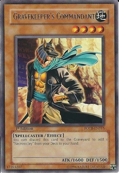 Gravekeepers Commandant Force of the Breaker Yu-Gi-Oh! card