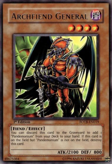 Archfiend General Force of the Breaker Yu-Gi-Oh! card