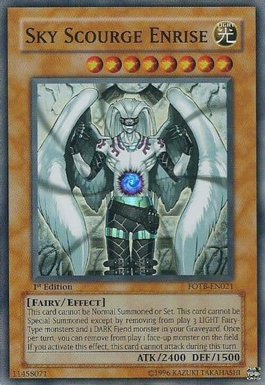 Sky Scourge Enrise Force of the Breaker Yu-Gi-Oh! card
