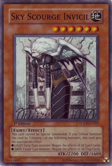 Sky Scourge Invicil Force of the Breaker Yu-Gi-Oh! card