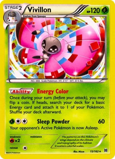 Vivillon (Cosmos Holo) Miscellaneous Cards & Products Pokemon card