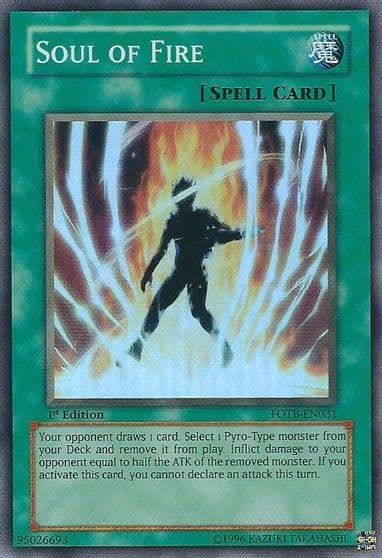 Soul of Fire Force of the Breaker Yu-Gi-Oh! card