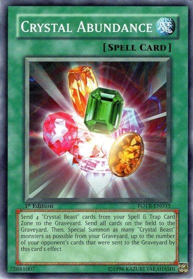 Crystal Abundance Force of the Breaker Yu-Gi-Oh! card
