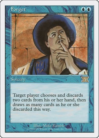 Forget Classic Sixth Edition Magic card