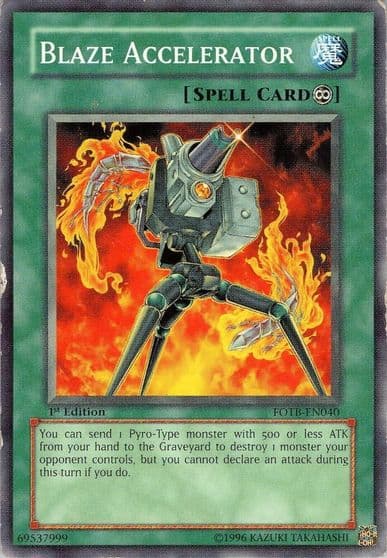 Blaze Accelerator Force of the Breaker Yu-Gi-Oh! card