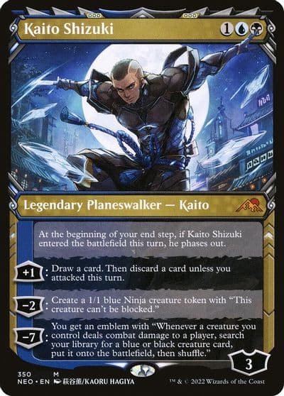 Kaito Shizuki Showcase Kamigawa: Neon Dynasty Magic card