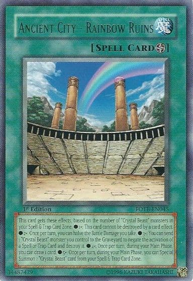 Ancient City Rainbow Ruins Force of the Breaker Yu-Gi-Oh! card