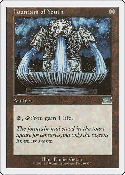 Fountain of Youth Classic Sixth Edition Magic card