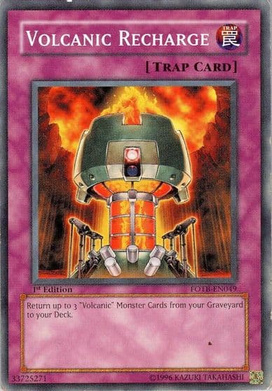 Volcanic Recharge Force of the Breaker Yu-Gi-Oh! card