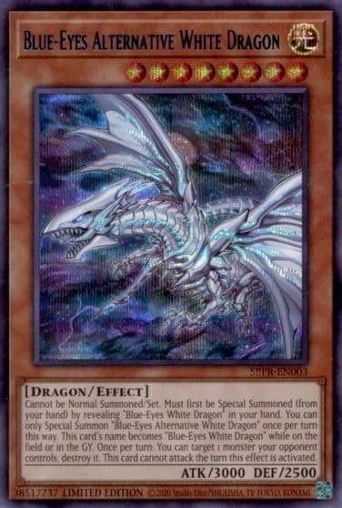 Blue Eyes Alternative White Dragon Miscellaneous Promotional Cards Yu-Gi-Oh! card