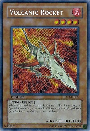 Volcanic Rocket Force of the Breaker Yu-Gi-Oh! card