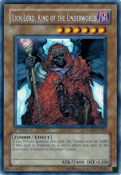 Lich Lord King of the Underworld Force of the Breaker Yu-Gi-Oh! card