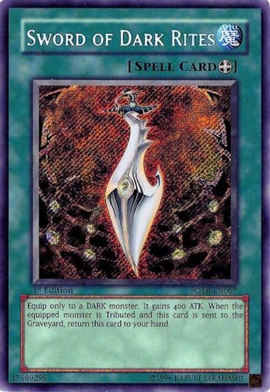 Sword of Dark Rites Force of the Breaker Yu-Gi-Oh! card
