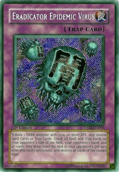 Eradicator Epidemic Virus Force of the Breaker Yu-Gi-Oh! card