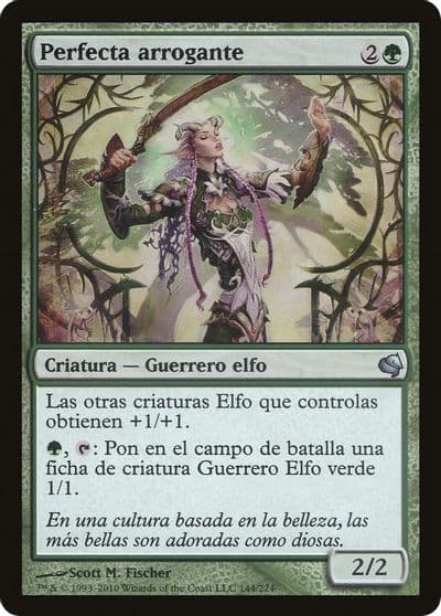 Imperious Perfect Spanish Perfecta arrogante Magic Encyclopedia 2011 (Salvat) Magic card