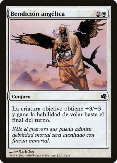 Angelic Blessing Spanish Bendicion angelica Magic Encyclopedia 2011 (Salvat) Magic card