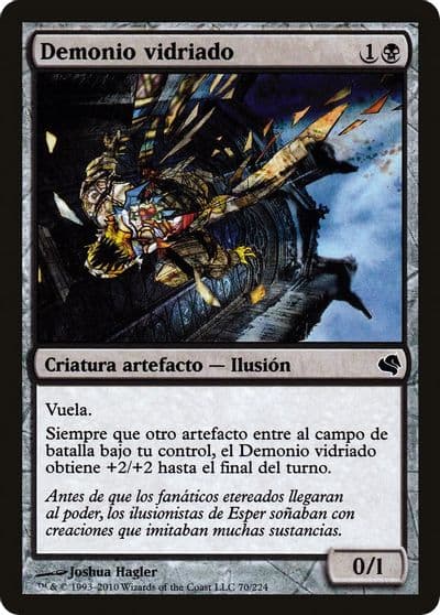 Glaze Fiend Spanish Demonio vidriado Magic Encyclopedia 2011 (Salvat) Magic card