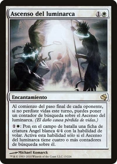 Luminarch Ascension Spanish Ascenso del luminarca Magic Encyclopedia 2011 (Salvat) Magic card