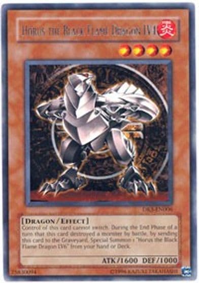 Horus the Black Flame Dragon LV4 Dark Revelation Volume 3 Yu-Gi-Oh! card