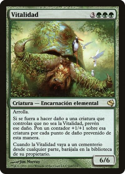 Vigor Spanish Vitalidad Magic Encyclopedia 2011 (Salvat) Magic card