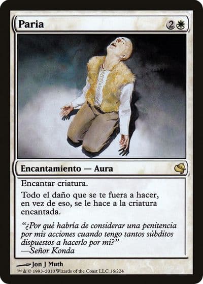 Pariah Spanish Paria Magic Encyclopedia 2011 (Salvat) Magic card