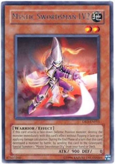 Mystic Swordsman LV2 Dark Revelation Volume 3 Yu-Gi-Oh! card