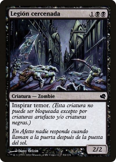 Severed Legion Spanish Legion cercenada Magic Encyclopedia 2011 (Salvat) Magic card