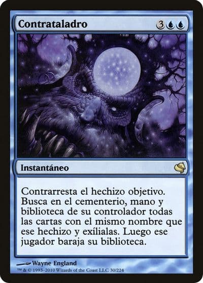 Counterbore Spanish Contrataladro Magic Encyclopedia 2011 (Salvat) Magic card