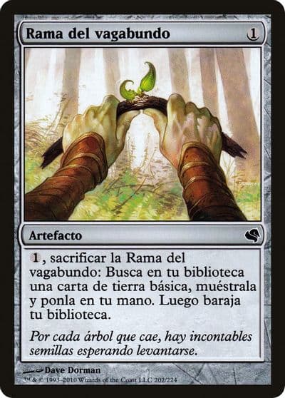 Wanderers Twig Spanish Rama del vagabundo Magic Encyclopedia 2011 (Salvat) Magic card