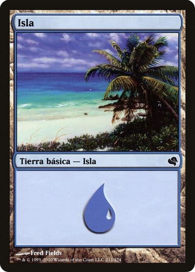 Island Spanish Isla 212 Magic Encyclopedia 2011 (Salvat) Magic card