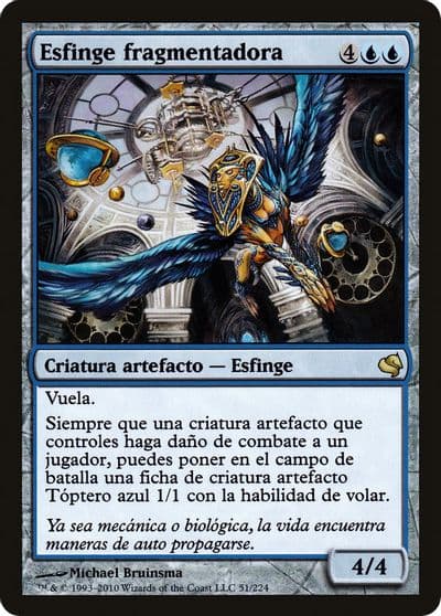 Sharding Sphinx Spanish Esfinge fragmentadora Magic Encyclopedia 2011 (Salvat) Magic card