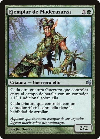 Bramblewood Paragon Spanish Ejemplar de Maderazarza Magic Encyclopedia 2011 (Salvat) Magic card