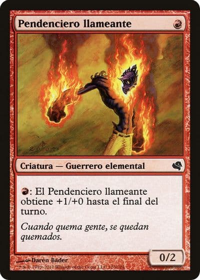 Flamekin Brawler Spanish Pendenciero llameante Magic Encyclopedia 2011 (Salvat) Magic card
