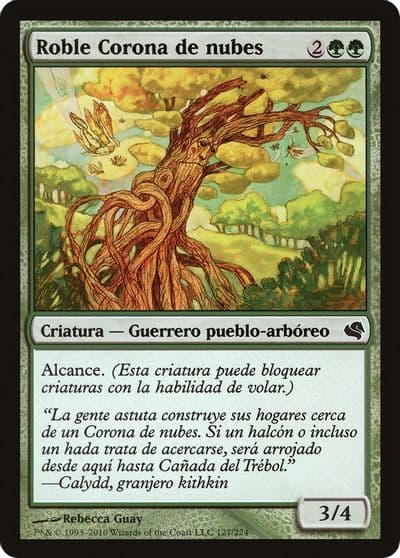 Cloudcrown Oak Spanish Roble Corona de nubes Magic Encyclopedia 2011 (Salvat) Magic card