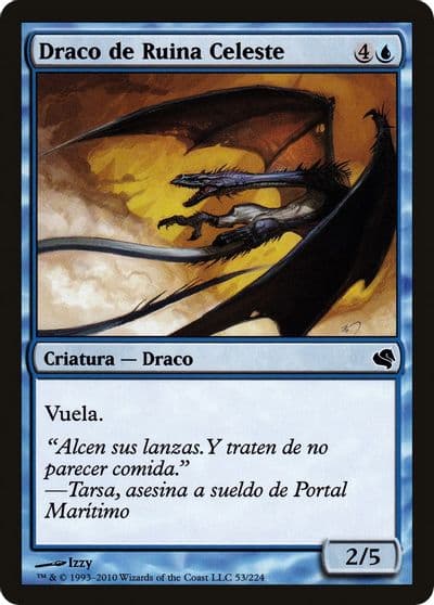 Sky Ruin Drake Spanish Draco de Ruina Celeste Magic Encyclopedia 2011 (Salvat) Magic card