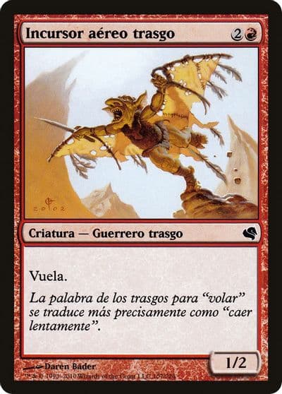 Goblin Sky Raider Spanish Incursor aereo trasgo Magic Encyclopedia 2011 (Salvat) Magic card