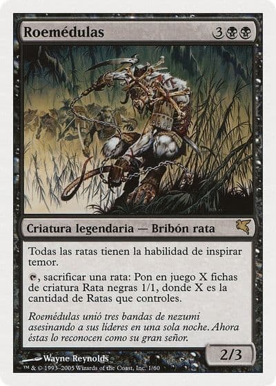 Marrow Gnawer Spanish Roemedulas Magic Encyclopedia 2005 (Salvat/Hachette) Magic card