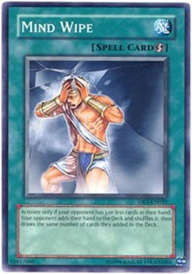 Mind Wipe Dark Revelation Volume 3 Yu-Gi-Oh! card